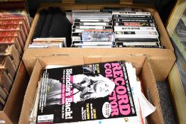 Two large boxes of Blondie and related VHS tapes and cd's with rare performances , TV appearances