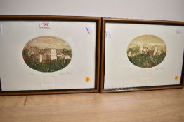 Ubaldo Hernandez (20th/21st century) a pair of limited edition prints 'Torre de la Vela' and '