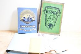 A collection of 20th-century stamps, to include two juvenile-style albums containing Great Britain