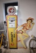 An advertising free standing cut out for Mash Dream Mashine