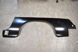 A MGB GT left hand Wing Repair, Rear Wing Outer Panel, complete lower half section - Hadrian Car Pa