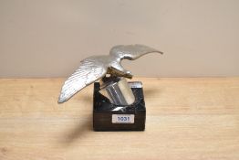 A Flying Eagle car mascot