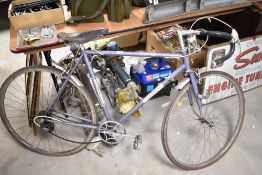 A vintage Carlton racing bicycle