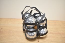 A quantity of modern John Jaques and Sons Limited chromed steel Petanque leisure boules, with