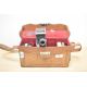 A Paillard-Bolex cine camera with Switar 1:1,5 f=12.5mm lens in leather case with cassettes - Image 1 of 4