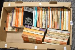 An assortment of Penguin books including titles John Buchan 'Prester John', Spike Milligan 'Rommel?