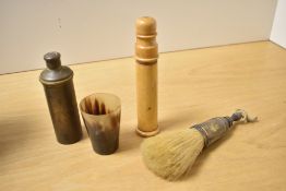 A selection of early 20th-century sundry items, to include a Civil War Officers uniform horsehair