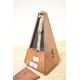 A 20th-century French Maelzel metronome, featuring a classic pyramid-shaped polished hardwood case - Image 2 of 2