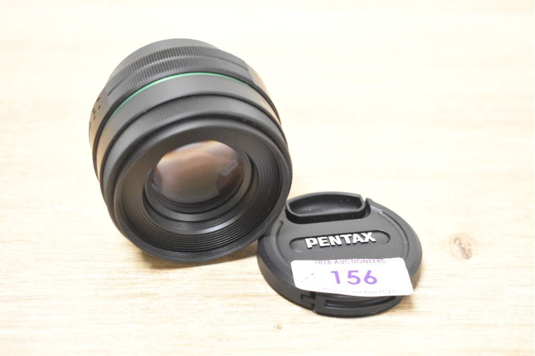 Pentax 50mm f1.8 SMC DA Lens.