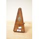 A 20th-century French Maelzel metronome, featuring a classic pyramid-shaped polished hardwood case - Image 1 of 2