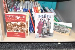 A collection of 20th-century to modern British history books, to include titles such as Britain Then