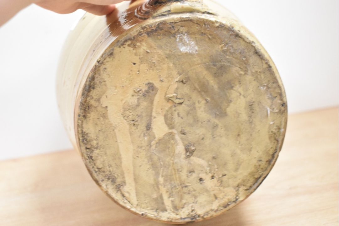 A Victorian salt-glazed stoneware spirit/whiskey barrel with a brass tap, featuring an applied, - Image 7 of 7