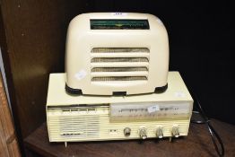 A mid 20th-century Kolster-Brandes (KB) FB10 'Toaster' radio; sold with a Sharp vacuum tube