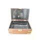 A 19th-century mahogany brass mounted box, reminiscent of a military writing slope, 21cmx32cm, - Image 2 of 2