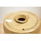 A Victorian salt-glazed stoneware spirit/whiskey barrel with a brass tap, featuring an applied, - Image 3 of 7