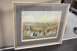 After Helen Bradley 'Spring Hack' Litho Graph, limited edition, hand signed to lower right margin