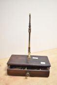A late 19th-century William and Thomas Avery brass Travelling Apothecary Counter Scale,