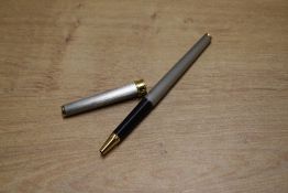 A boxed Parker 180 Pucci roller ball pen. Circa 1980, with leather wallet