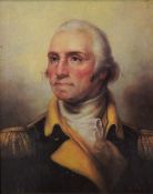 After Rembrant Peale (American 1778 - 1860) Oleograph 'George Washington' a portrait of the first
