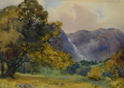 *Local Interest* Henry Robinson Wilkinson, Watercolour, a Lake District landscape at the end of