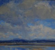 *Local Interest* John Rogers (Contemporary) oil on board, an impression of a coastline at low tide