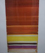 After Patrick Heron (British 1920-1999) colour poster print 'Horizontal Stripe Painting: November