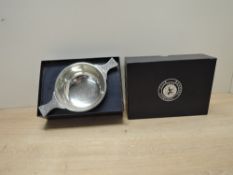 Rangers Football Club Metal Quaich, diameter of bowl 11cm, in card case