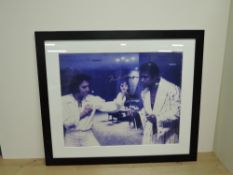 Elvis Presley & Muhammad Ali Photograph, bearing signature from Muhammad Ali, with COA by Hamilton