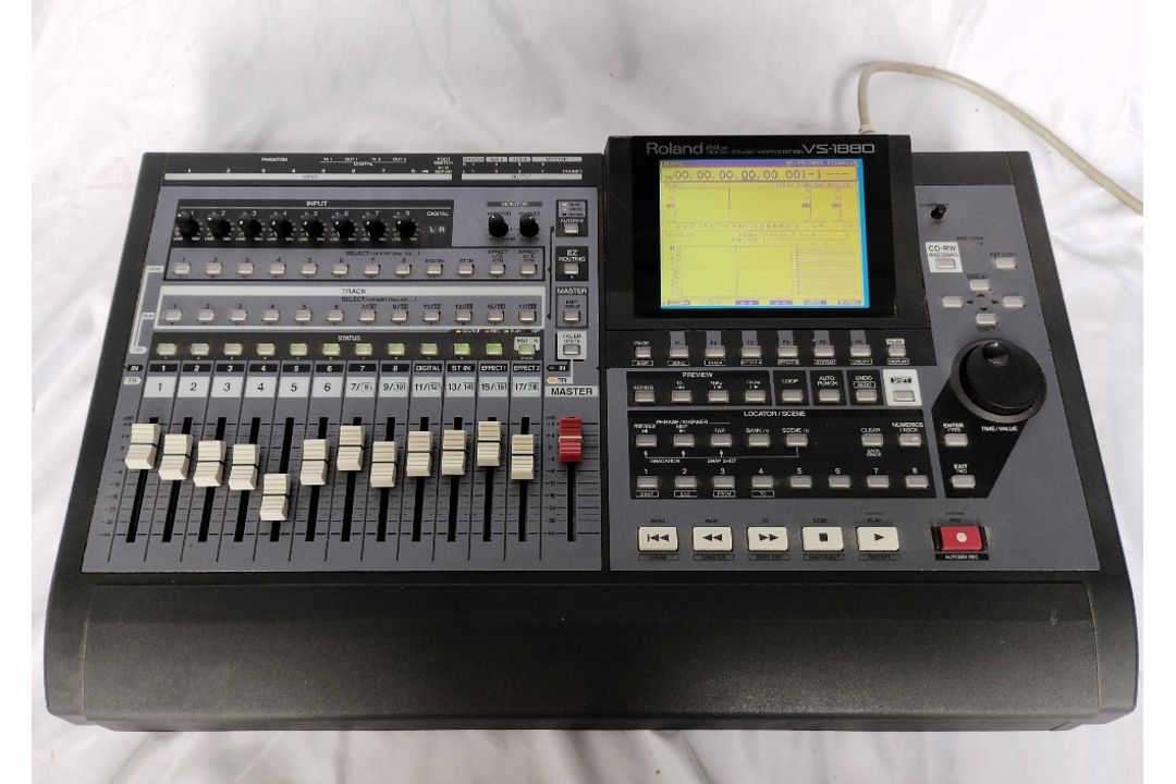 Roland VS-1880 Studio Workstation CONDITION REPORT: Powers on and plays songs. - Image 8 of 9