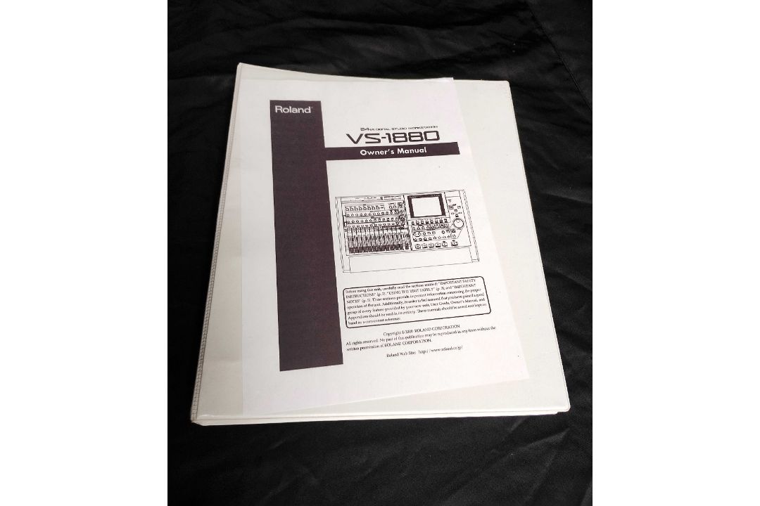 Roland VS-1880 Studio Workstation CONDITION REPORT: Powers on and plays songs. - Image 9 of 9