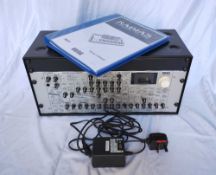 Korg Radias Synthesiser in a Stackable Rack Unit Synthesiser comes with an owner's manual and power