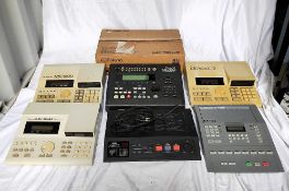 Collection of MIDI Sequencers Roland: MC-80 Expanded - Powers on.