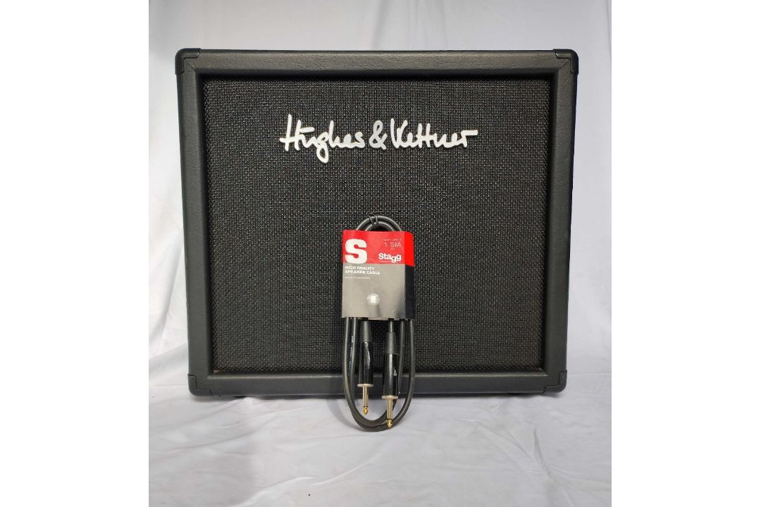 Hughes and Kettner TM 112 guitar speaker cabinet with stagg speaker cable CONDITION - Image 1 of 3