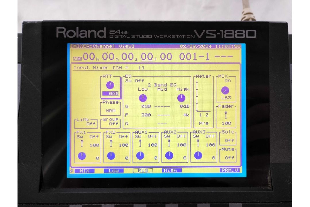 Roland VS-1880 Studio Workstation CONDITION REPORT: Powers on and plays songs. - Image 6 of 9