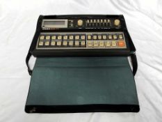 Korg KPR 777 Drum machine with original case, dating from the early 1980s.