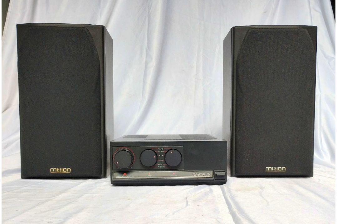 Mission Cyrus Two Amplifier and Mission 7311 Pro Bi-Wire Speakers CONDITION REPORT: - Image 1 of 9