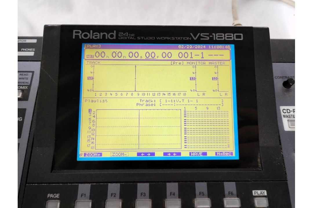 Roland VS-1880 Studio Workstation CONDITION REPORT: Powers on and plays songs. - Image 5 of 9