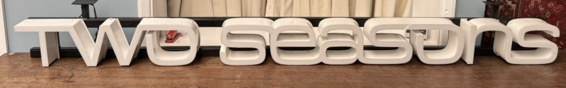 An electric sign 