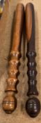 A pair of truncheons