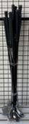 A collection of Donnay golf clubs