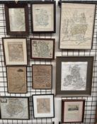 A J Cary map of Monmouthshire together with a New Map of England, Scotland and Ireland,