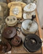 An Allcock Aerialite Fishing reel together with other fishing reels,