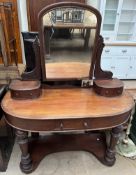A Victorian mahogany Duchess type dressing table