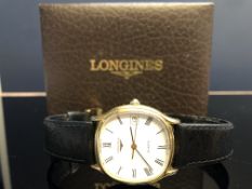 Rare Gold Plated Gents Longines 4498 with 11 Jewel