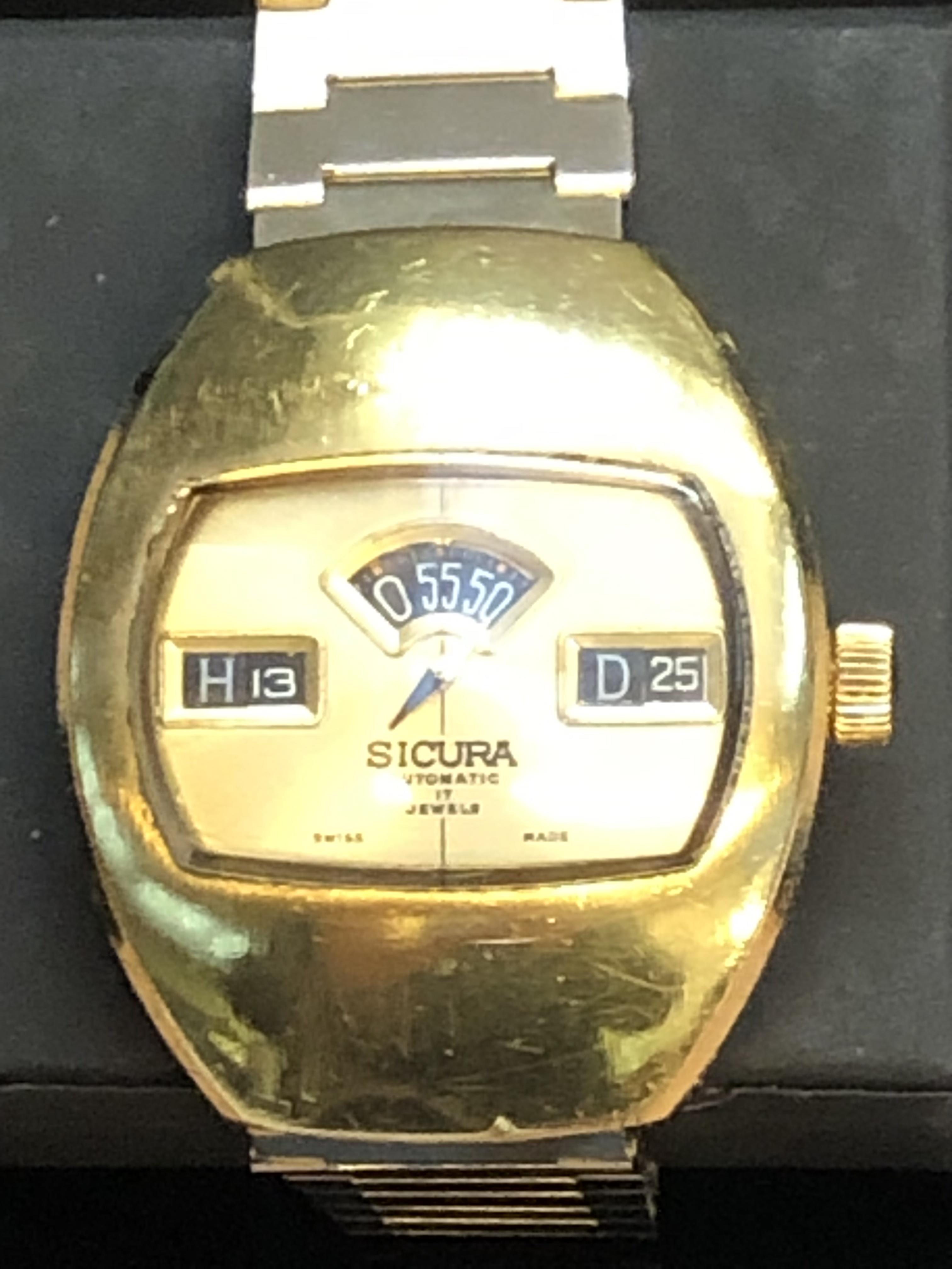 Gents Sicura Swiss Made Mechanical Automatic Digit