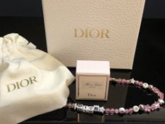 Dior phone charm attachment & miniature perfume