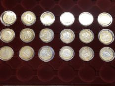 Collection of collectable 2 pound coins - 21 coins