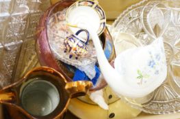 Box of glass & ceramics