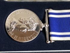 Boxed police long service & good conduct medal