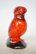 Anita Harris puffin signed in gold